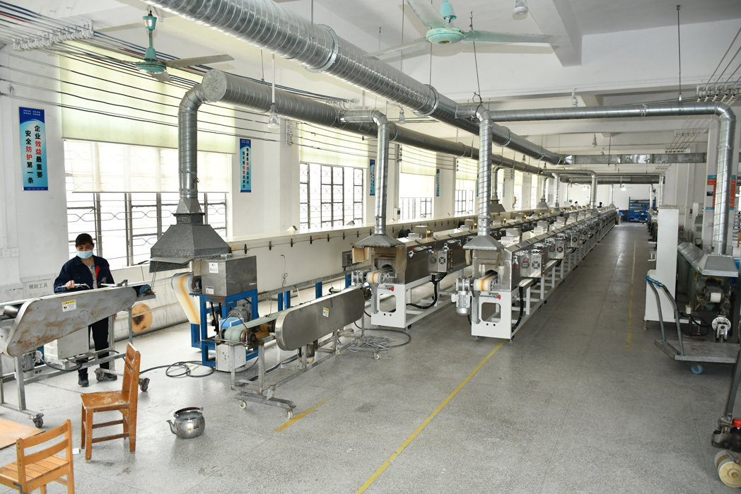 Silicone foam production line